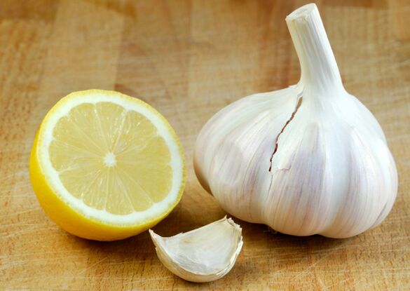 Lemon and garlic for the treatment of knee osteoarthritis.