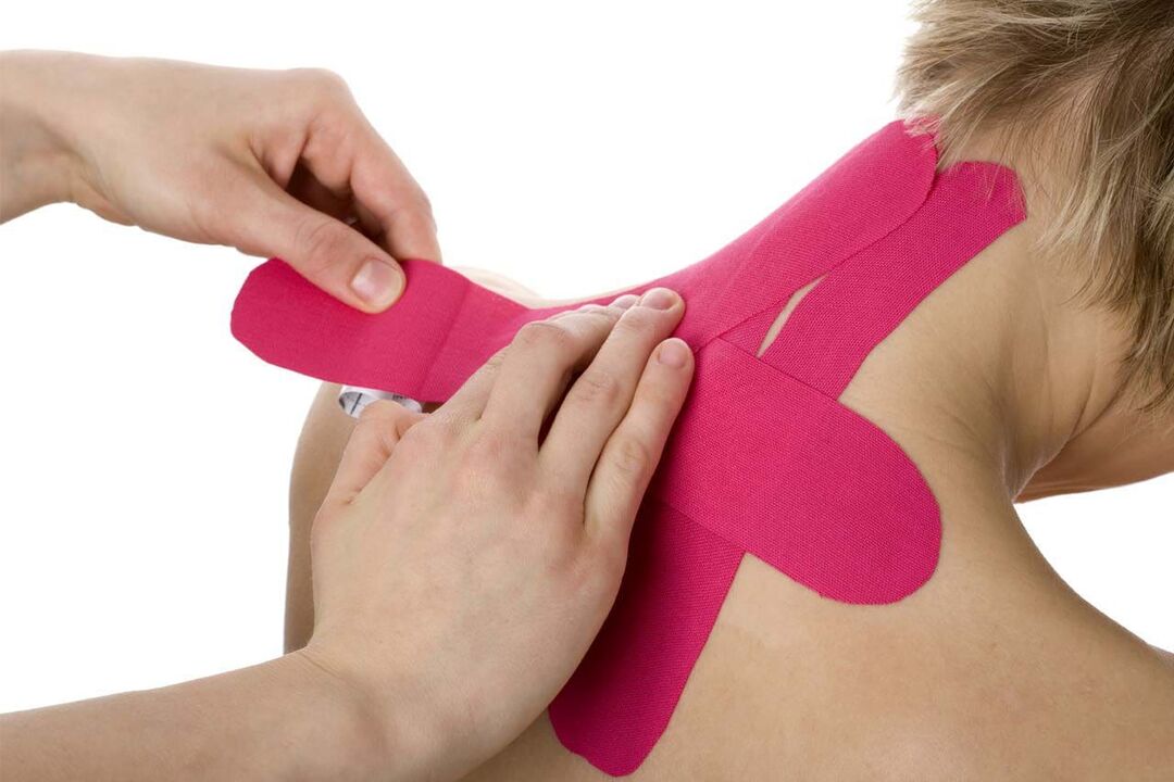 neck tape for osteochondrosis